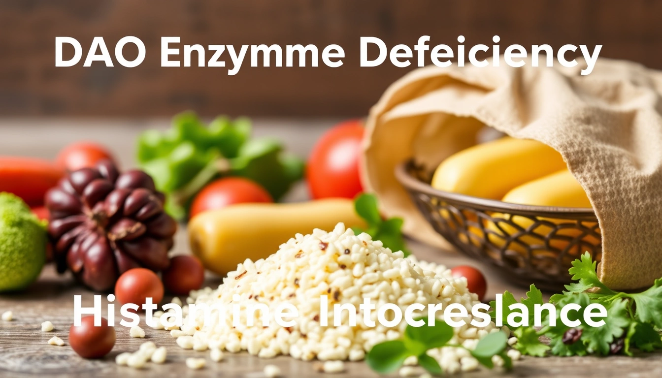 DAO Enzyme Deficiency: How Low Diamine Oxidase Drives Histamine Intolerance DAO Enzyme Deficiency: How Low Diamine Oxidase Drives Histamine Intolerance