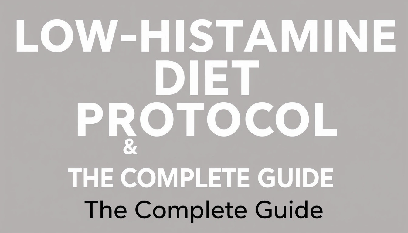 Low-Histamine Diet Protocol & Phases — The Complete Guide