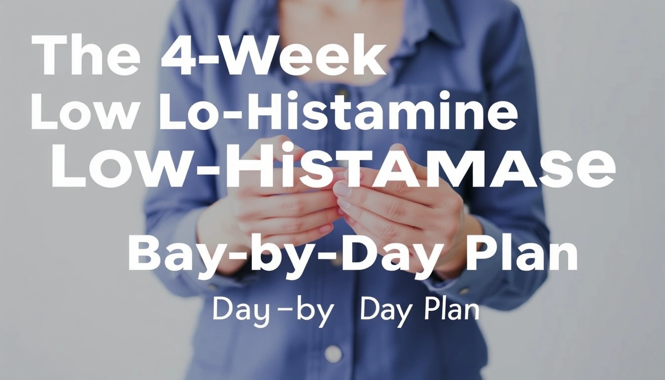The 4-Week Low-Histamine Elimination Phase: Day-by-Day Plan