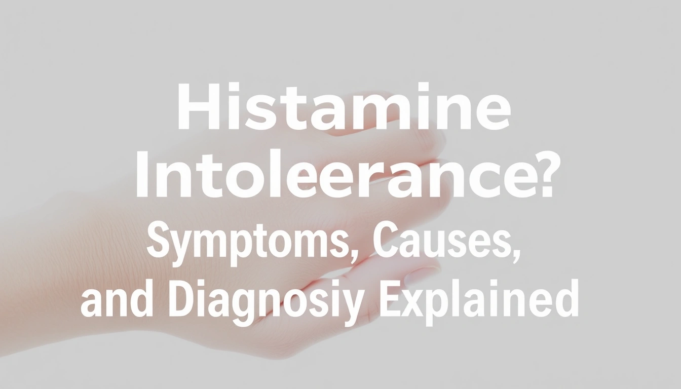 What Is Histamine Intolerance? Symptoms, Causes, and Diagnosis Explained